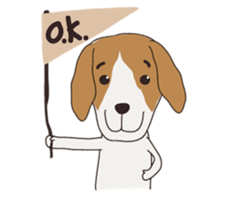 Beagle dog's sticker #4791384