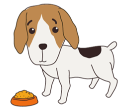 Beagle dog's sticker #4791386