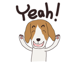 Beagle dog's sticker #4791387
