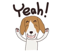 Beagle dog's sticker #4791387