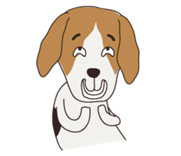 Beagle dog's sticker #4791391