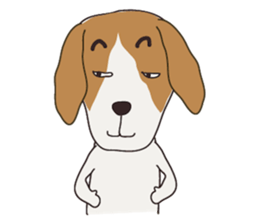 Beagle dog's sticker #4791393