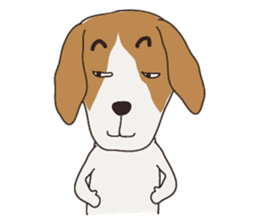 Beagle dog's sticker #4791393