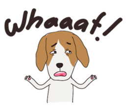 Beagle dog's sticker #4791394