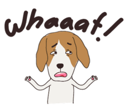 Beagle dog's sticker #4791394