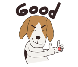 Beagle dog's sticker #4791395
