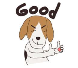 Beagle dog's sticker #4791395