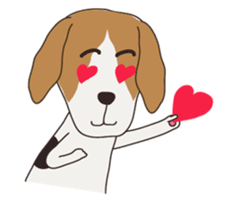 Beagle dog's sticker #4791397
