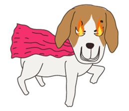 Beagle dog's sticker #4791398