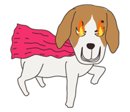 Beagle dog's sticker #4791398