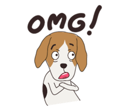 Beagle dog's sticker #4791399