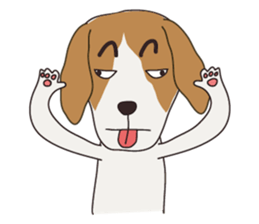 Beagle dog's sticker #4791400