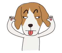 Beagle dog's sticker #4791400