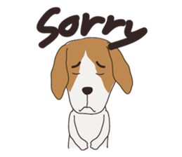 Beagle dog's sticker #4791401