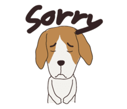 Beagle dog's sticker #4791401