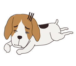 Beagle dog's sticker #4791402