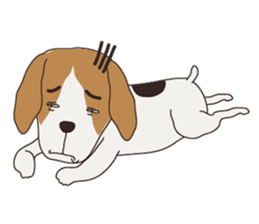 Beagle dog's sticker #4791402