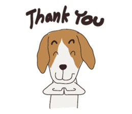Beagle dog's sticker #4791403