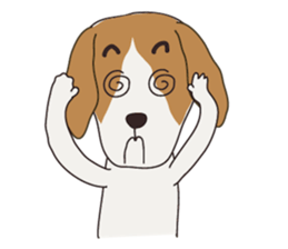 Beagle dog's sticker #4791405