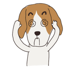 Beagle dog's sticker #4791405