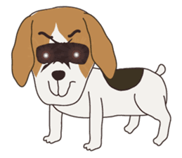 Beagle dog's sticker #4791406