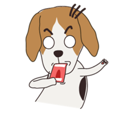 Beagle dog's sticker #4791407