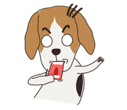 Beagle dog's sticker #4791407