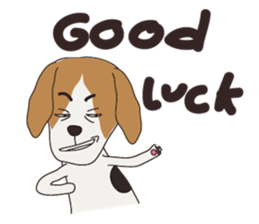 Beagle dog's sticker #4791408