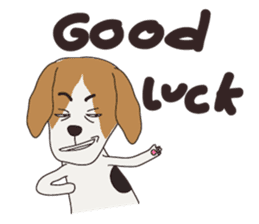Beagle dog's sticker #4791408