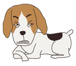 Beagle dog's sticker #4791409