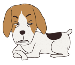 Beagle dog's sticker #4791409