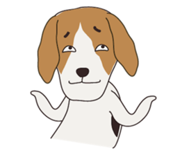 Beagle dog's sticker #4791410