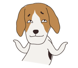 Beagle dog's sticker #4791410