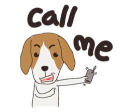Beagle dog's sticker #4791413