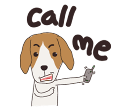 Beagle dog's sticker #4791413