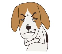 Beagle dog's sticker #4791414