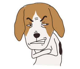 Beagle dog's sticker #4791414