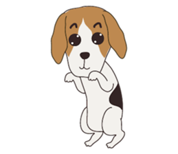 Beagle dog's sticker #4791415