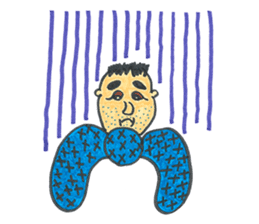 Mitsuo Senda daily life sticker #4791518