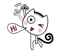 Zen Cat sticker #4791656