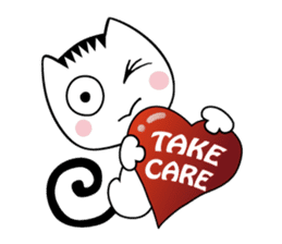 Zen Cat sticker #4791663