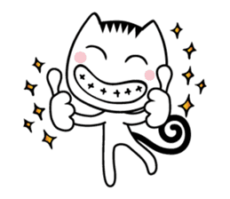 Zen Cat sticker #4791676
