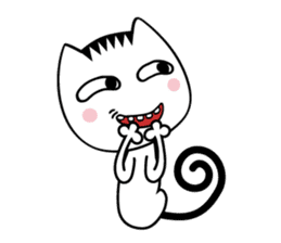 Zen Cat sticker #4791680