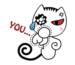 Zen Cat sticker #4791690