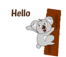 Conversation with koala English sticker #4791738