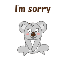 Conversation with koala English sticker #4791756