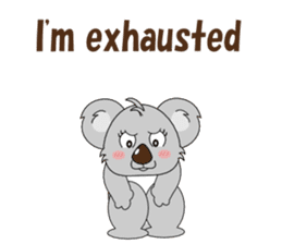 Conversation with koala English sticker #4791760