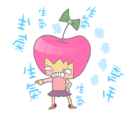 Apple girl gaga sticker #4792019