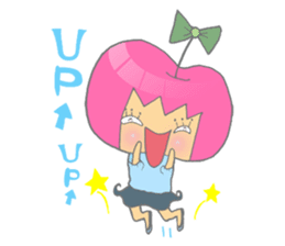 Apple girl gaga sticker #4792020