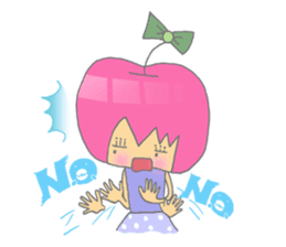 Apple girl gaga sticker #4792032